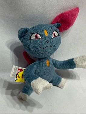2007 Jakks Pacific 6” Pokémon Sneasel plush Diamond and Pearl Series Great Cond